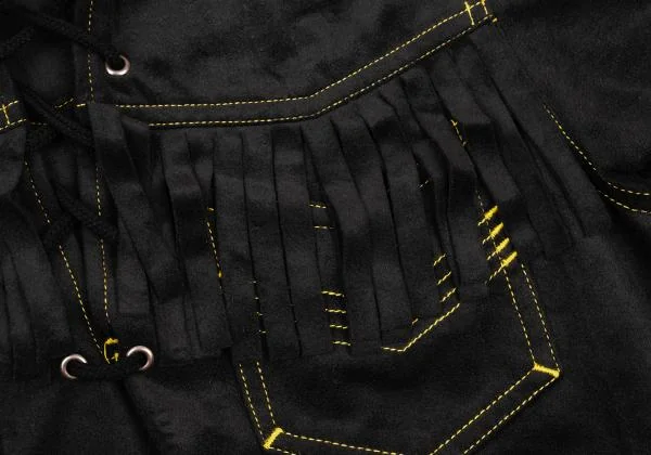 GAULTIER JEAN'S Stitch Fringe Lace Up Tops K-152256_006