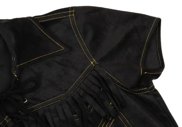 GAULTIER JEAN'S Stitch Fringe Lace Up Tops K-152256_008