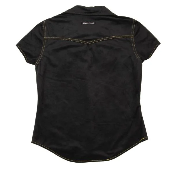 GAULTIER JEAN'S Stitch Fringe Lace Up Tops K-152256_011
