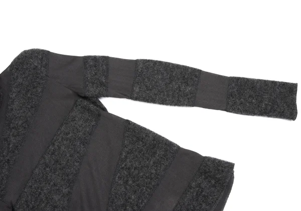Alexander McQUEEN Mesh Switching Turtle Neck Knit Sweater K-152274_008