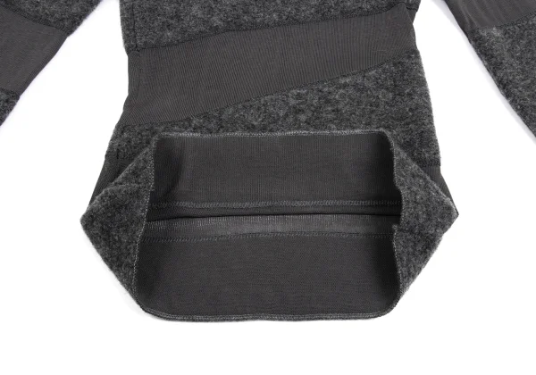Alexander McQUEEN Mesh Switching Turtle Neck Knit Sweater K-152274_015