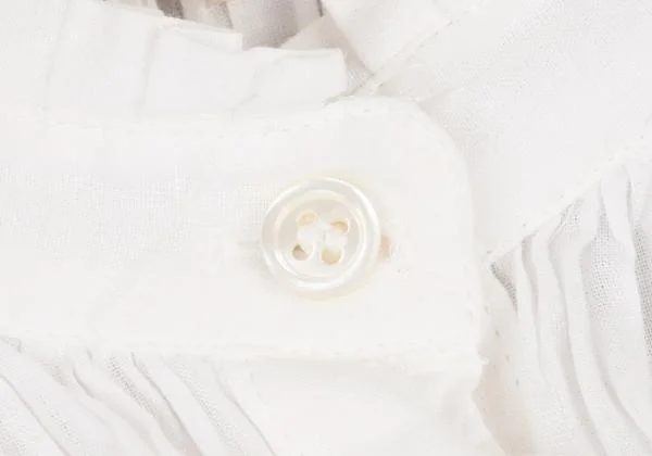 COMME des GARCONS Cotton Linen Frill Neck Tunic K-152307_008