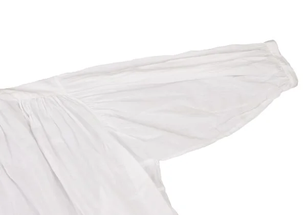 COMME des GARCONS Cotton Linen Frill Neck Tunic K-152307_009