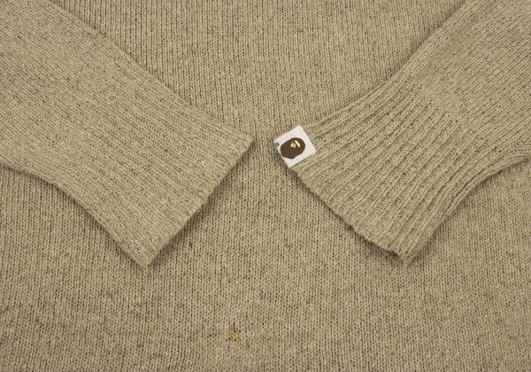 A BATHING APE Silk Crewneck Knit Sweater K-152384_005