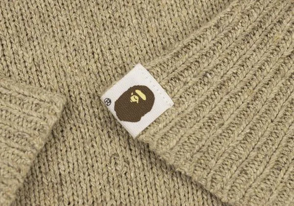 A BATHING APE Silk Crewneck Knit Sweater K-152384_006