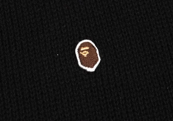 A BATHING APE Cotton Patch Knit Sweater K-152385_006