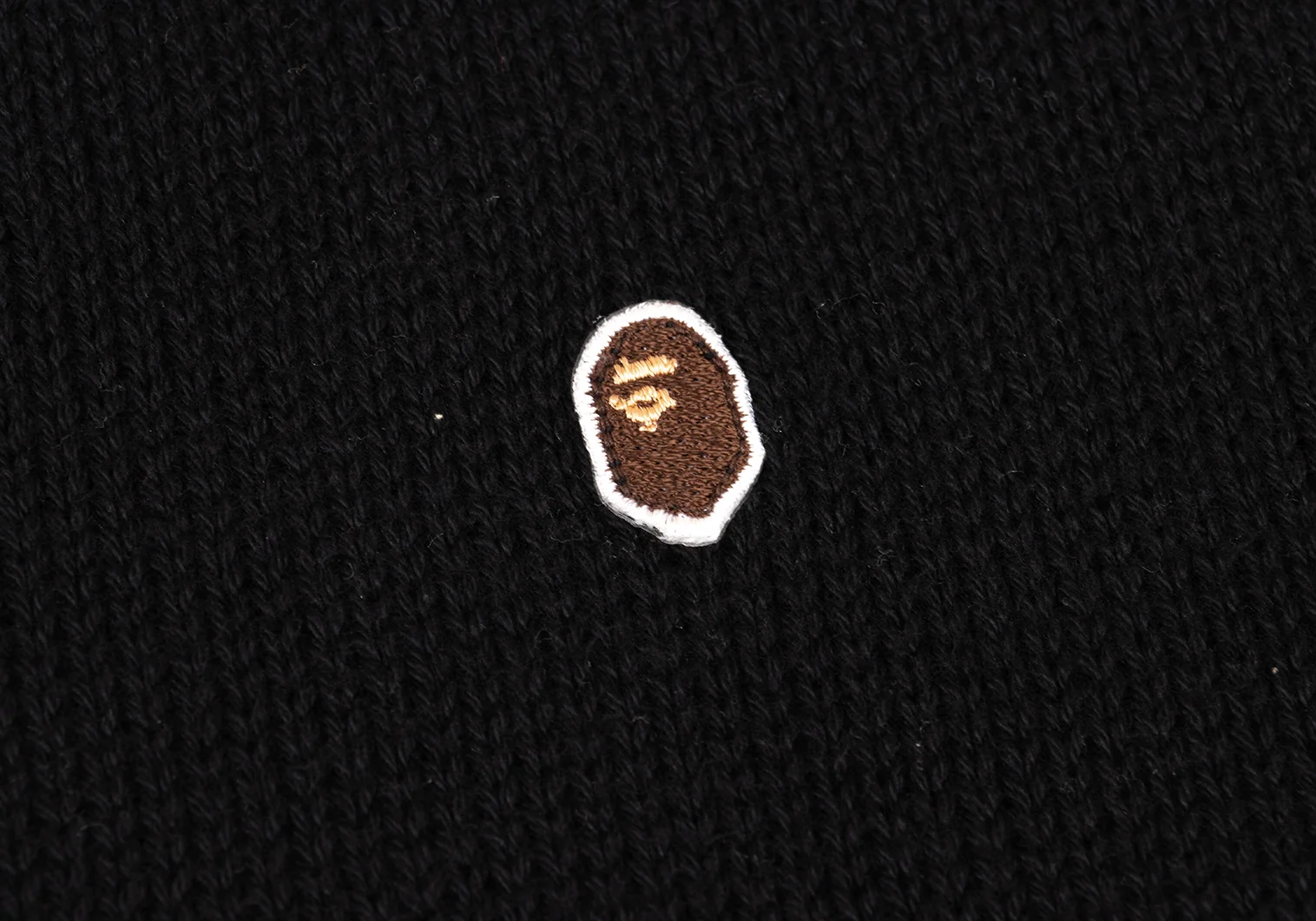 グッドモーニングインベーダー　スタンポップ アベイシングエイプA BATHING APE コットンワッペンワンポイント