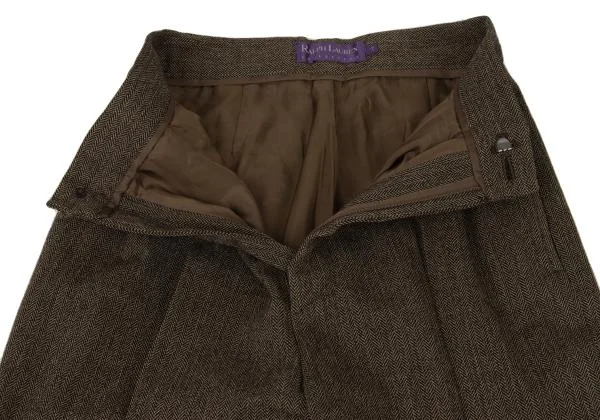 Ralph Lauren Herringbone Weave Hem Double Pants K-152391_007