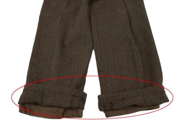 Ralph Lauren Herringbone Weave Hem Double Pants K-152391_009