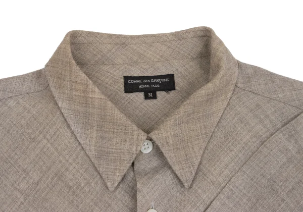 COMME des GARCONS HOMME PLUS Bias Tuck Design Shirt K-152452_005