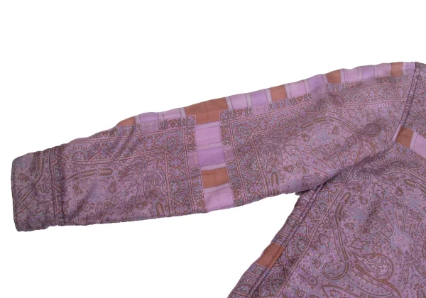 COMME des GARCONS HOMME PLUS Silk Wool Paisley Printed Shirt K-152453_007