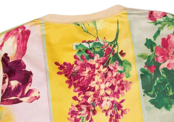 Jean Paul GAULTIER FEMME Lace Switching Floral Printed T Shirt K-152601_015