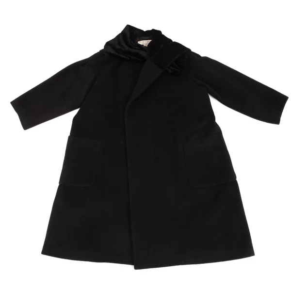 コムデギャルソン バルーン ウール コート 黒 未使用】コムデギャルソン COMME des GARCONS *ボリューム