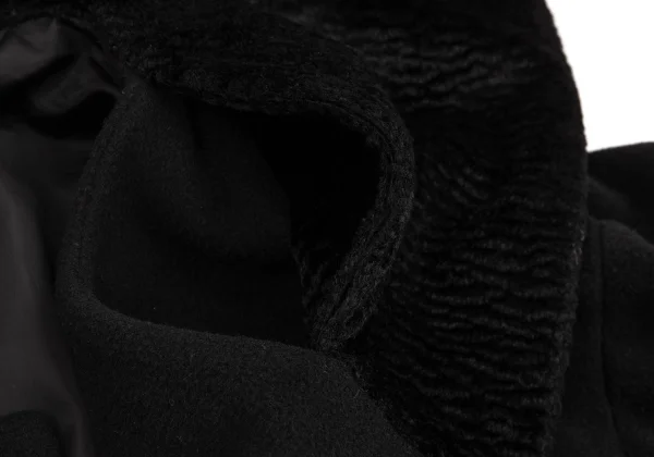 COMME des GARCONS Lapel Design Wool Cashmere Buttonless Coat K-152626_006