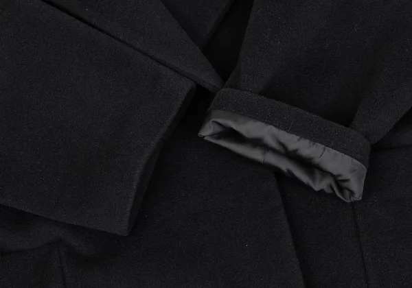 COMME des GARCONS Lapel Design Wool Cashmere Buttonless Coat K-152626_008