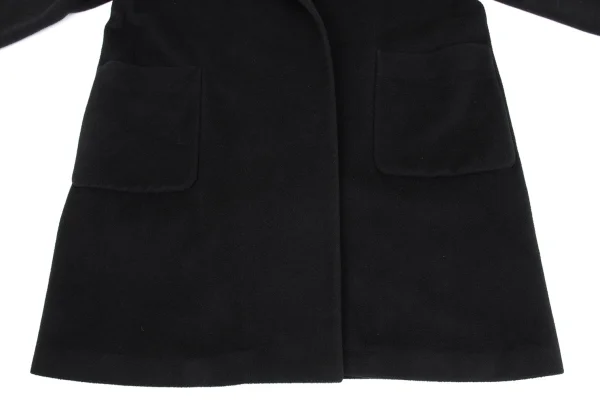 COMME des GARCONS Lapel Design Wool Cashmere Buttonless Coat K-152626_009