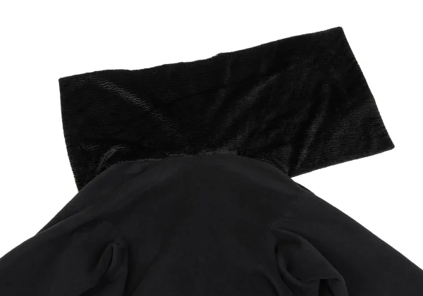 COMME des GARCONS Lapel Design Wool Cashmere Buttonless Coat K-152626_017