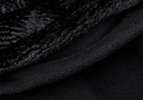 COMME des GARCONS Lapel Design Wool Cashmere Buttonless Coat K-152626_018