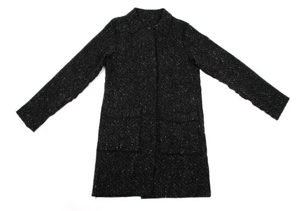 JEAN COLONNA Tweed Out Seam Collar Coat K-152664_002