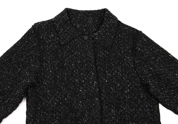 JEAN COLONNA Tweed Out Seam Collar Coat K-152664_003