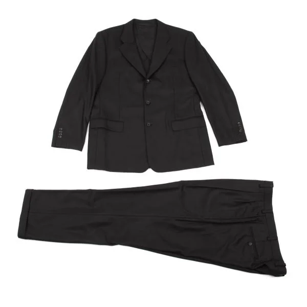 Papas Wool Silk Two Tuck Pants K-152717_014