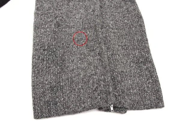TORAZZO DONNA Sleeve Switching Knit Hoodie Coat K-152729_008