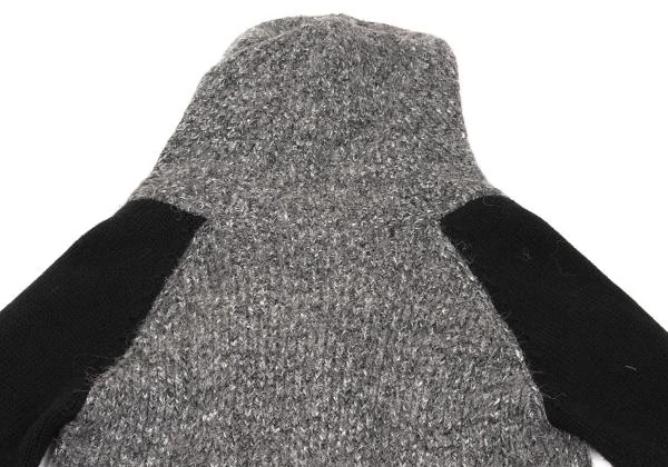 TORAZZO DONNA Sleeve Switching Knit Hoodie Coat K-152729_016