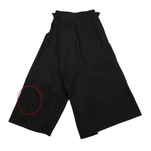 イッセイミヤケISSEY MIYAKE シルクキュプラセットアップ 黒M K-152737_017