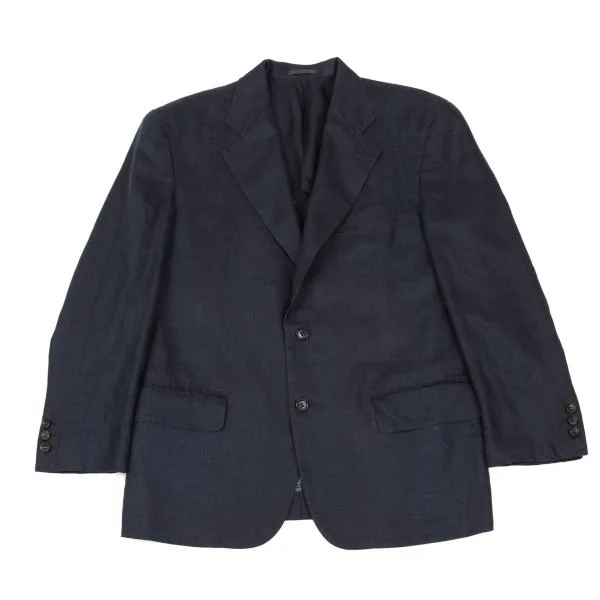 COMME des GARCONS HOMME PLUS Linen Jacket Navy S K-152778_001