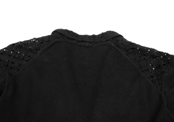 Yohji Yamamoto FEMME Design Weave Switching Knit Jacket K-152779_013