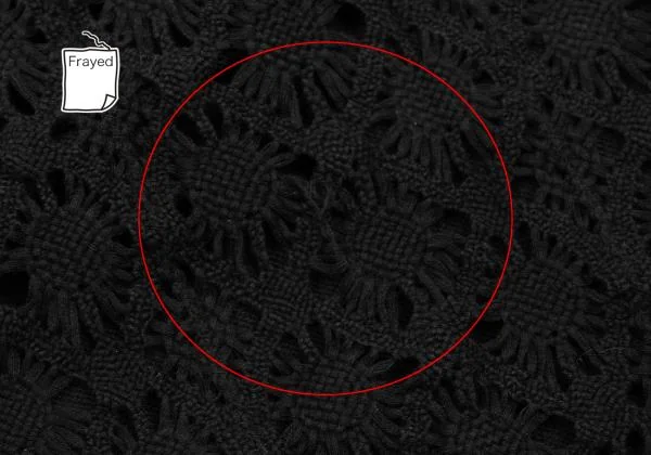 Yohji Yamamoto FEMME Design Weave Switching Knit Skirt K-152780_009