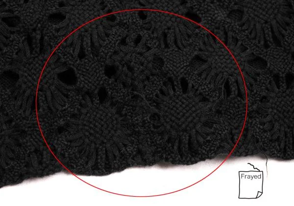 Yohji Yamamoto FEMME Design Weave Switching Knit Skirt K-152780_010