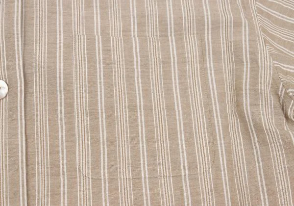 ROMEO GIGLI Cotton Jacquard Taping Design Striped Shirt K-152796_005