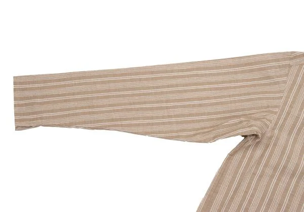 ROMEO GIGLI Cotton Jacquard Taping Design Striped Shirt K-152796_006