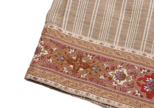 ROMEO GIGLI Cotton Jacquard Taping Design Striped Shirt K-152796_009