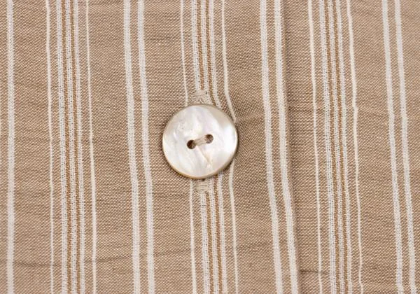 ROMEO GIGLI Cotton Jacquard Taping Design Striped Shirt K-152796_010