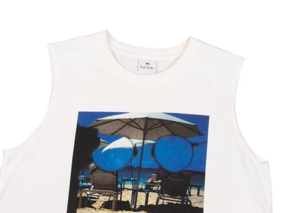 Paul Smith PS Beach Photo Printed Tank Top K-152806_003