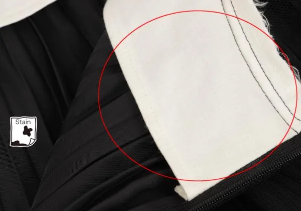 COMME des GARCONS Tulle Layered Satin Pleats Skirt K-152833_010