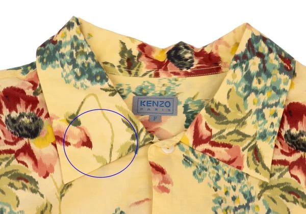 KENZO Floral Printed Flap Pocket Shirt K-152842_003