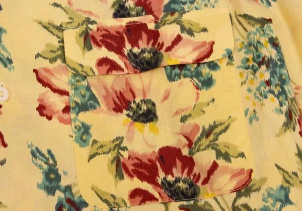 KENZO Floral Printed Flap Pocket Shirt K-152842_006