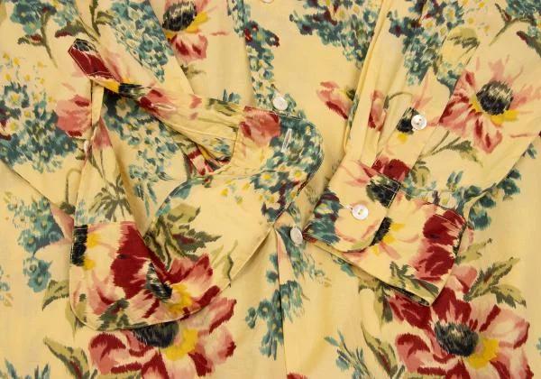 KENZO Floral Printed Flap Pocket Shirt K-152842_010