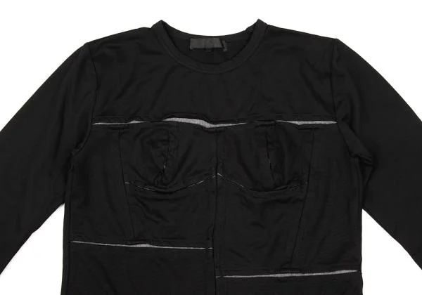COMME des GARCONS Dyed Switching Design T shirt K-153019_003