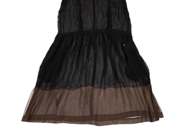 COMME des GARCONS Chiffon Hem Dyed Inside-out Sleeveless Dress K-153022_006