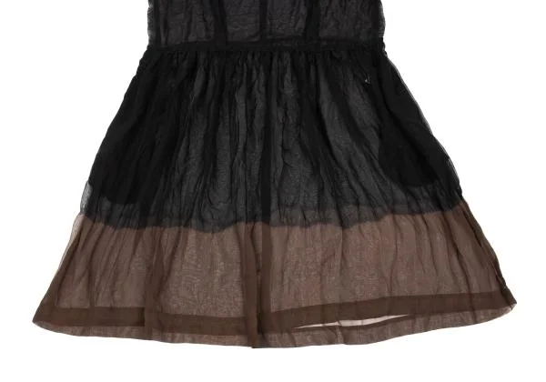 COMME des GARCONS Chiffon Hem Dyed Inside-out Sleeveless Dress K-153022_008