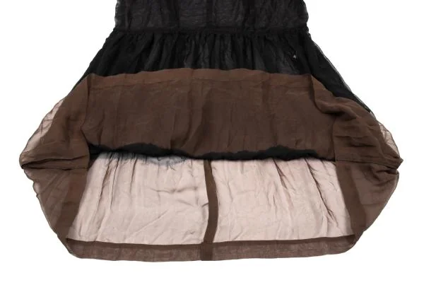 COMME des GARCONS Chiffon Hem Dyed Inside-out Sleeveless Dress K-153022_009