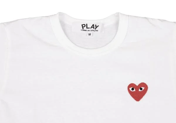 PLAY COMME des GARCONS Point Heart Patch T shirt K-153025_002