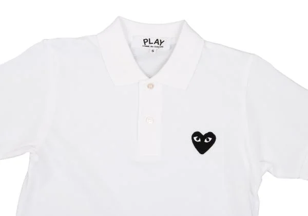 PLAY COMME des GARCONS Heart Patch Polo Shirt K-153027_003