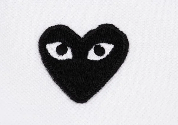 PLAY COMME des GARCONS Heart Patch Polo Shirt K-153027_007