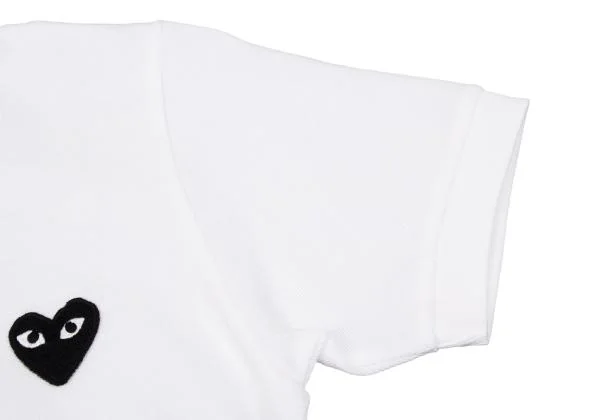 PLAY COMME des GARCONS Heart Patch Polo Shirt K-153027_008