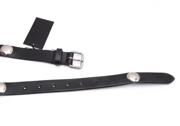 JUNYA WATANABE Scratched Design Studs Narrow Belt K-153035_003